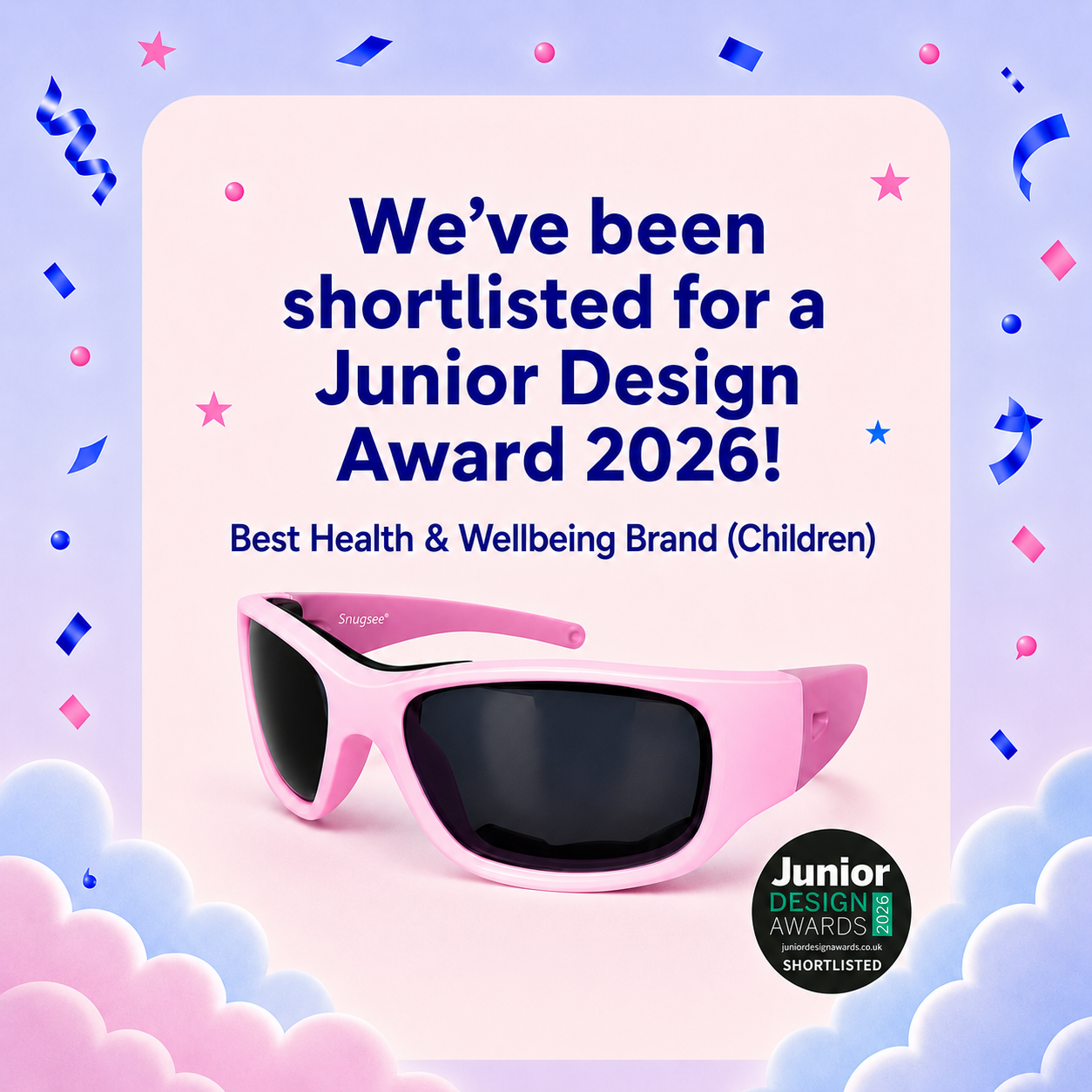 Snugsee Shortlisted in the Junior Design Awards 2026