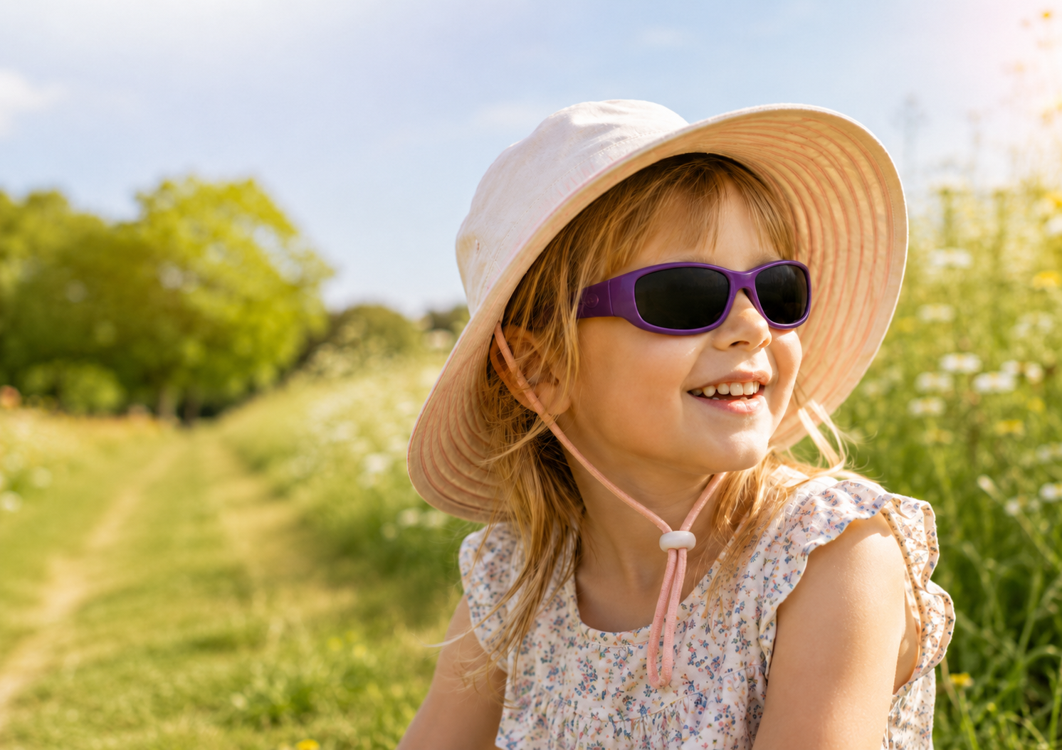 How to Choose Sunglasses for a Child With Hay Fever